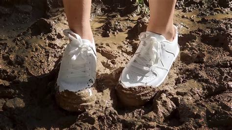 muddy sneakers